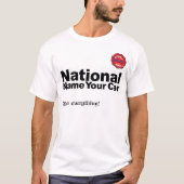 Nationale naam Uw auto T-shirt (Voorkant)