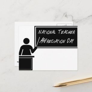 Nationale onderwijsdag briefkaart