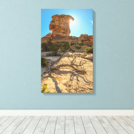 Nationale parkdag canvas afdruk (Insitu (Houten vloer))