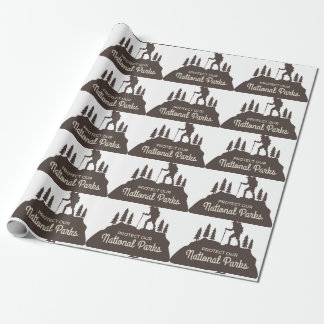 Nationale parken cadeaupapier