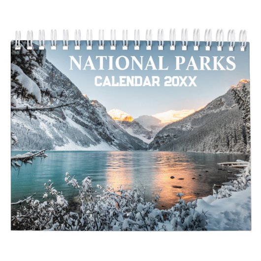 Nationale Parken Kalender 2025 Gepersonaliseerde K (Hoes)