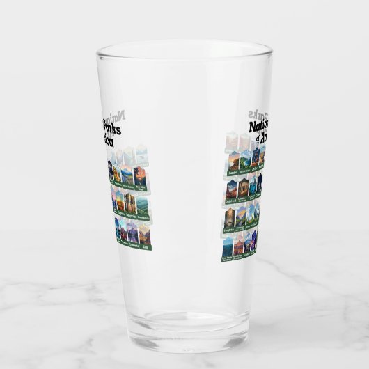 Nationale parken van de Verenigde Staten van Ameri Glas (Links)