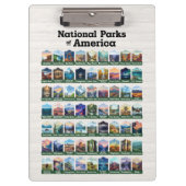 Nationale parken van de Verenigde Staten van Ameri Klembord (Voorkant)