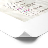 Nationale parkkaart van de Mammoth Cave (1999) Poster (Hoek)