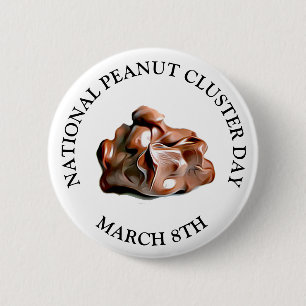 NATIONALE PEANUT CLUSTER DAY MAART 8th Button