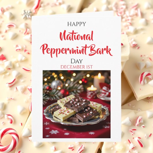 Nationale Pepermunt Bark Dag | 1 dec Kaart