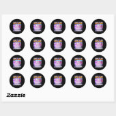 Nationale Pi Dag 14 maart 2025 Kom naar de Wiskund Ronde Sticker (Vel)