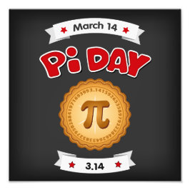 Nationale PI-dag, 14 maart, Foto Afdruk