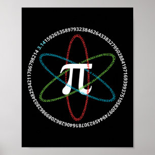 Nationale Pi Dag Shirt Wiskunde Leraar T Shirt Pi Poster