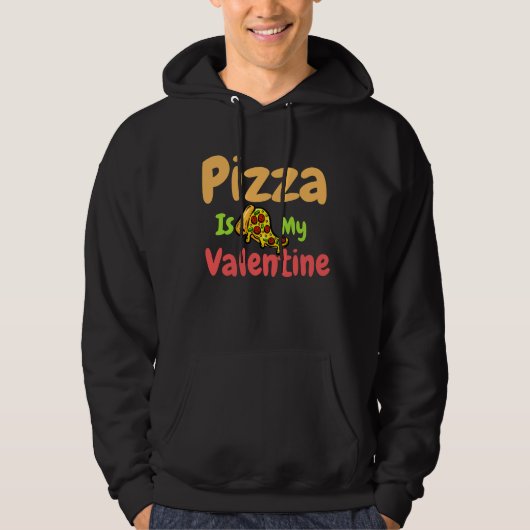 Nationale Pizza Dag _ Funny Pizza Hoodie (Voorkant)