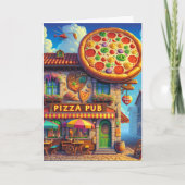 Nationale Pizzadag | Grappige voedselvakanties Kaart (Voorkant)