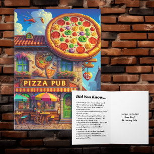 Nationale Pizzadag   Grappige voedselvakanties  Kaart