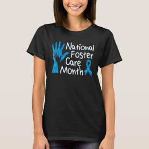 Nationale Pleegzorg Bewustzijn Maand Adoptie Pare T-shirt