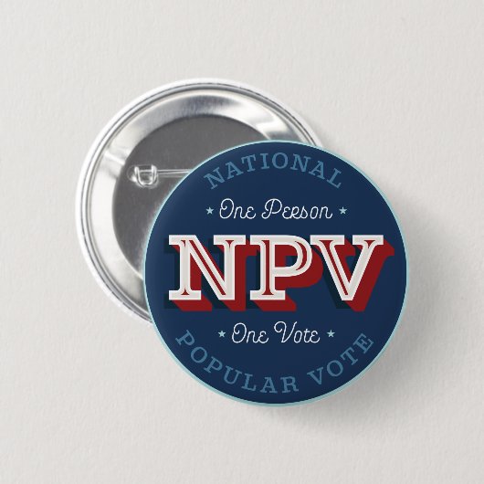 Nationale Populaire Button (Voorkant /achterkant)
