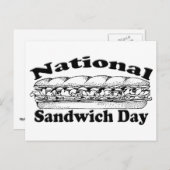 Nationale Sandwichedag Briefkaart (Voorkant / Achterkant)