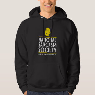 Nationale Sarcasme Maatschappij Woordspeling Pun Hoodie