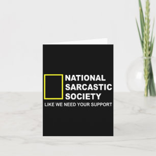 Nationale Sarcastische Vereniging Alsof We Je Steu Kaart
