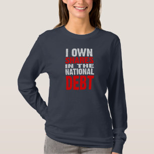 Nationale schuld (donker) - Gepersonaliseerd T-shirt