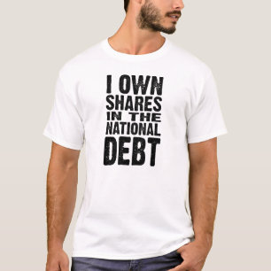 Nationale schuld t-shirt