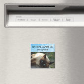 Nationale Siamese kat Dag 6 april Magnet Magneet (Insitu (Vaatwasser))