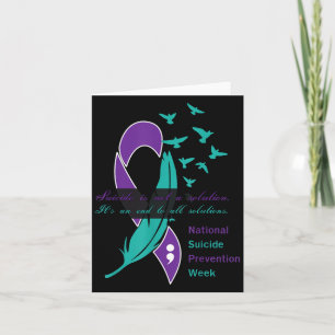 Nationale Suicide Prevention Week Quote Kaart