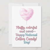 Nationale Suikerspin Dag Bedankkaart (Voorkant)