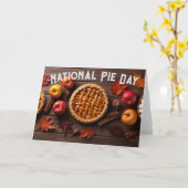 Nationale Taart Dag Kaart (Gele Bloem)