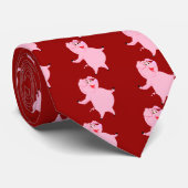 Nationale Varkenspijn Dag 1 Maart Stropdas (Opgerold)