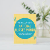 Nationale Verpleegstersmaand Briefkaart (Staand voorkant)