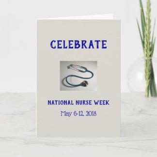 Nationale verpleegweek 2018 bedankkaart
