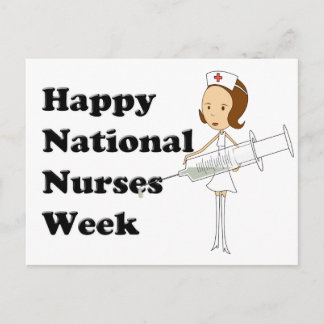 Nationale verpleegweek briefkaart
