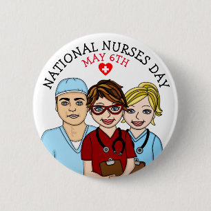 Nationale verzekeringsdag 6 mei ronde button 5,7 cm