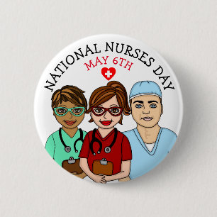 Nationale verzekeringsdag 6 mei ronde button 5,7 cm