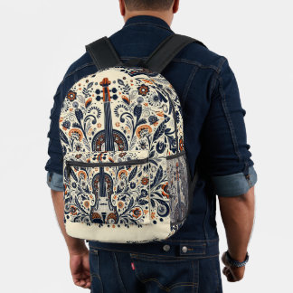 Nationale Viool Dag Melodie Print-Cut-Sew Rugzak