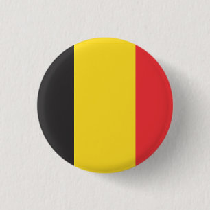 Nationale vlag België Ronde Button 3,2 Cm