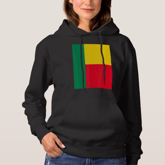 Nationale vlag Benin Hoodie (Voorkant)