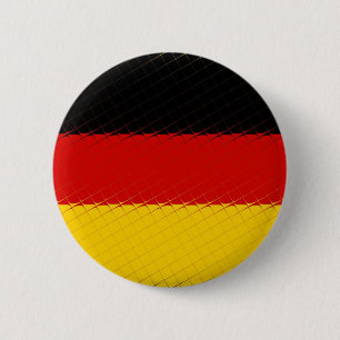 Nationale vlag Duitsland Ronde Button 5,7 Cm