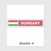 Nationale vlag Hongarije Sticker (Vel)