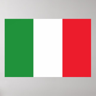 Nationale vlag Italië Poster