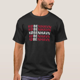 Nationale vlag - Kobenhavn, Danmark T-shirt