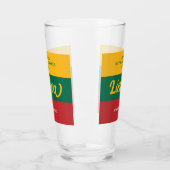 Nationale vlag Litouwen Onafhankelijkheidsdag Glas (Links)