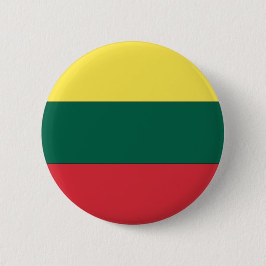 Nationale vlag Litouwen Ronde Button 5,7 Cm (Voorkant)