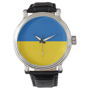 Nationale vlag Oekraïne Horloge