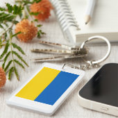 Nationale vlag Oekraïne Sleutelhanger (Voorkant Rechts)