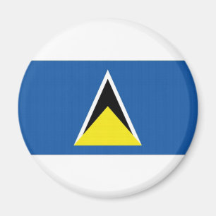 Nationale vlag Saint Lucia Magneet