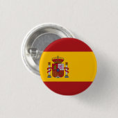 Nationale vlag Spanje Ronde Button 3,2 Cm (Voorkant /achterkant)