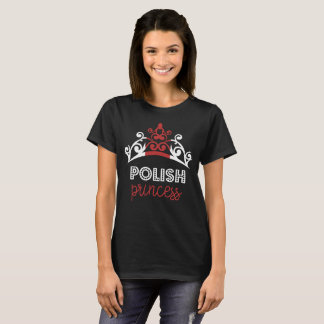 Nationale vlag T-Shirt van Poolse prinses Tiara