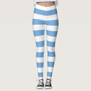 Nationale vlag van Argentinië, horizontaal gestree Leggings