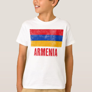 Nationale vlag van Armenië (Grunge Kijk) T-shirt