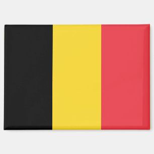 Nationale Vlag van België Rectangle Magnet Magneet
